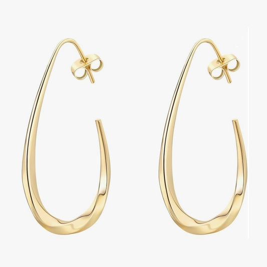 Open Oval Earrings