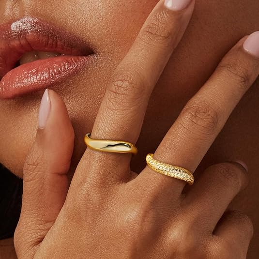 14k Gold Stackable Rings